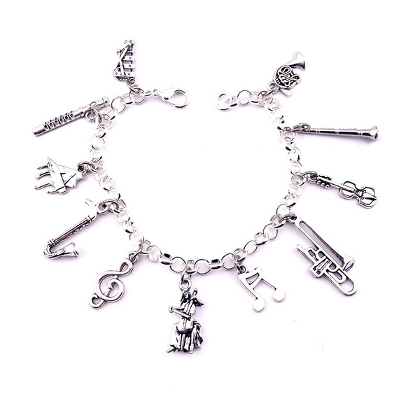 Orchestra Charm Bracelet Classical Musical Instruments - Picture 6 of 9
